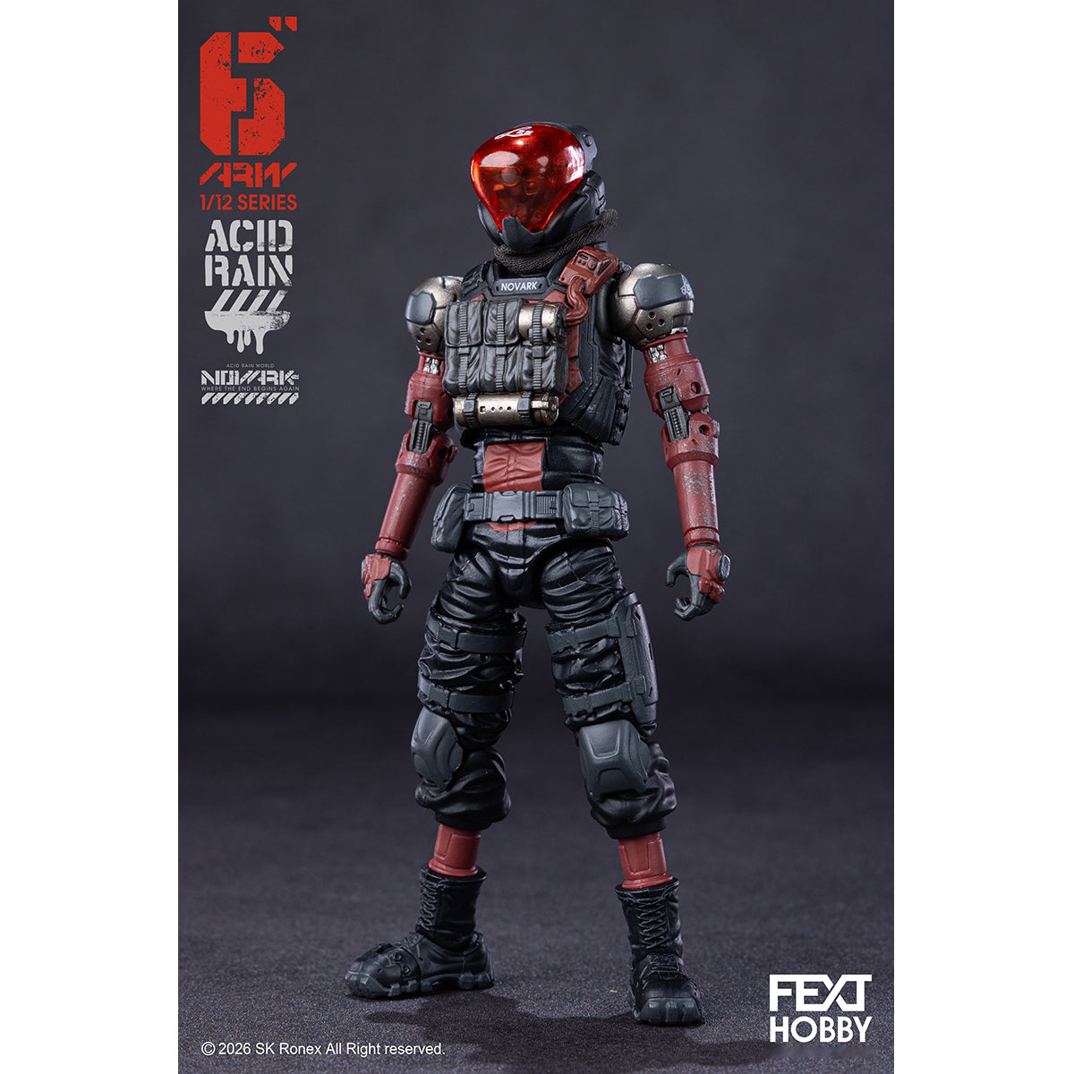 FEXT HOBBY Acid Rain World: Novark FXH-AR-005 Valerius FXH-AR-006 NVK Escort-L FXH-AR-001 Red Locust 1/12 Scale Action Figure