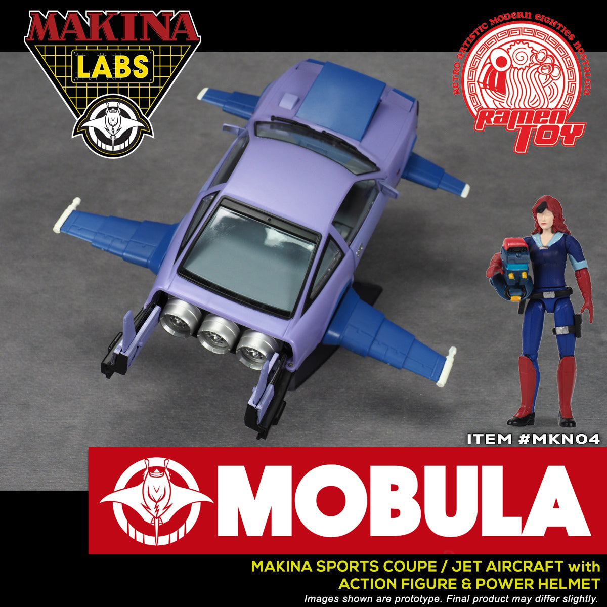 Ramen Toy MKN04 MAKINA LABS MOBULA Action Figure