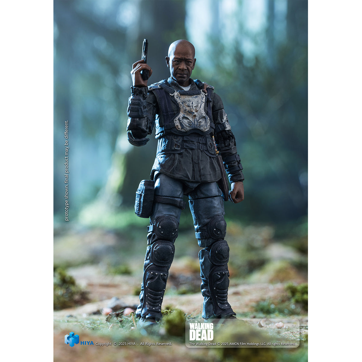 HIYA The Walking Dead Morgan EXQUISITE MINI Series 1/18 Scale Action Figure
