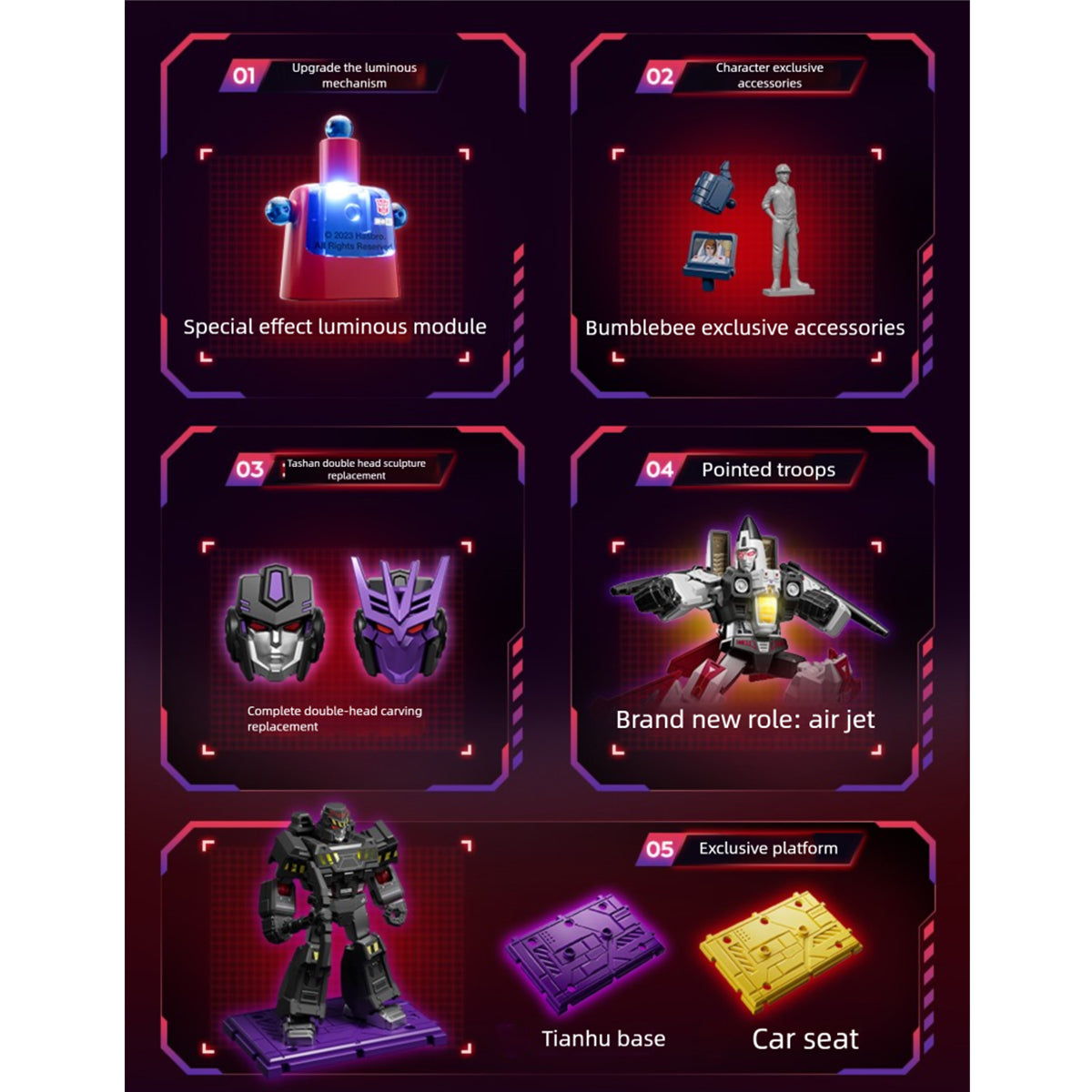 BLOKEES Transformers Shining Version 03 Shattered Universe 71123 Blind Box Figure