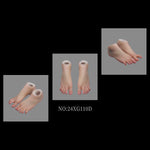 VSTOYS Female Foot Model White Color for Action Figures