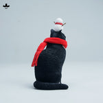 JXK Warm Cat in Winter Corner JXK349 Collectible Animal Figurine