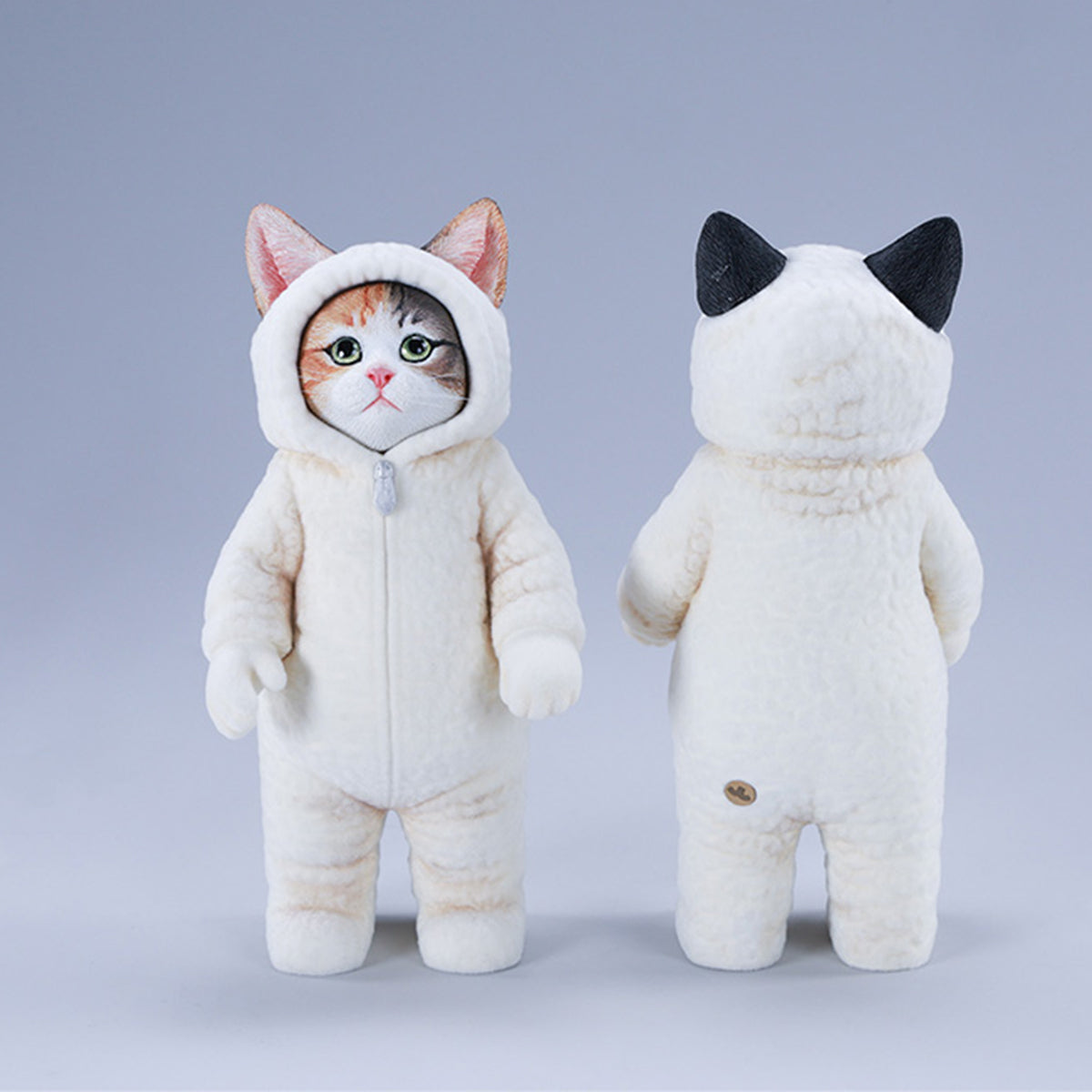 JXK, Fluffy Cat, Static Animal Figurine