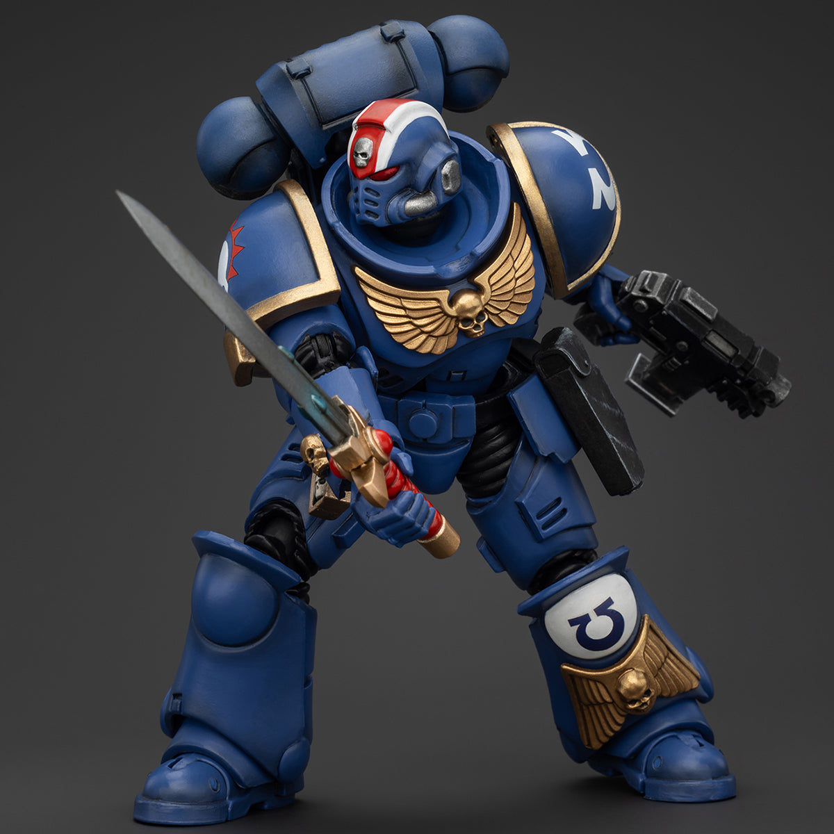 (Only Shipped to the US) JOYTOY Ultramarines Heroes of the Chapter Primaris Lieutenant Erastus 1/18 Warhammer 40,000 Reissue Action Figures