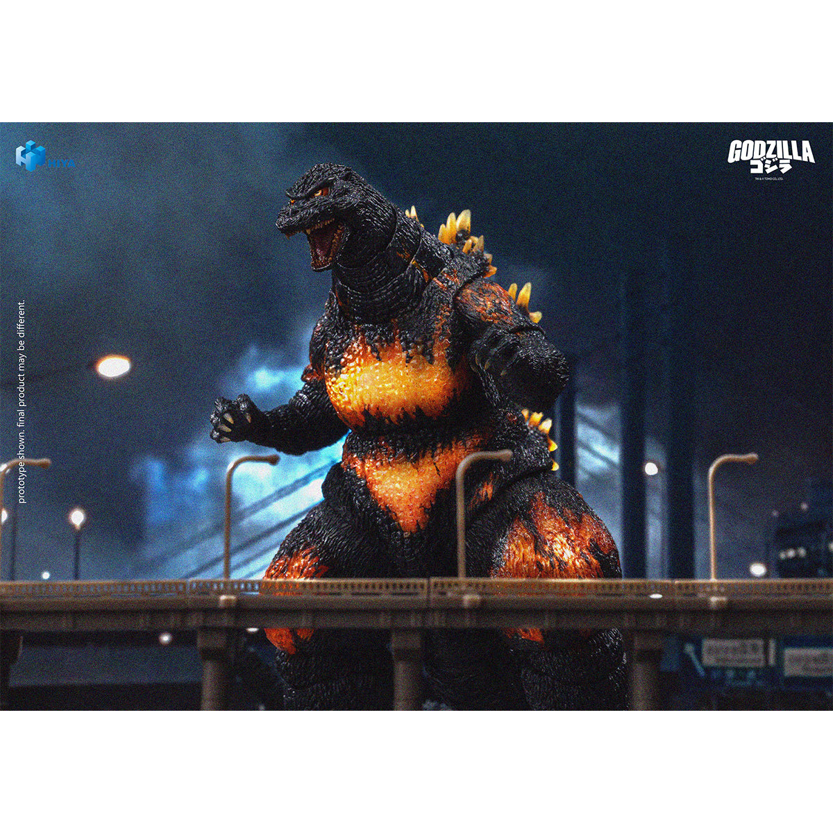 HIYA Exquisite Basic Godzilla vs. Destoroyah Burning Godzilla EBG0316 Monster Action Figure