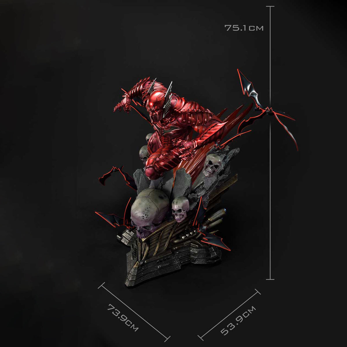 Prime 1 Studio, The Reverse Red Death from Dark Nights Metal, Standard Verison Statue Figurine