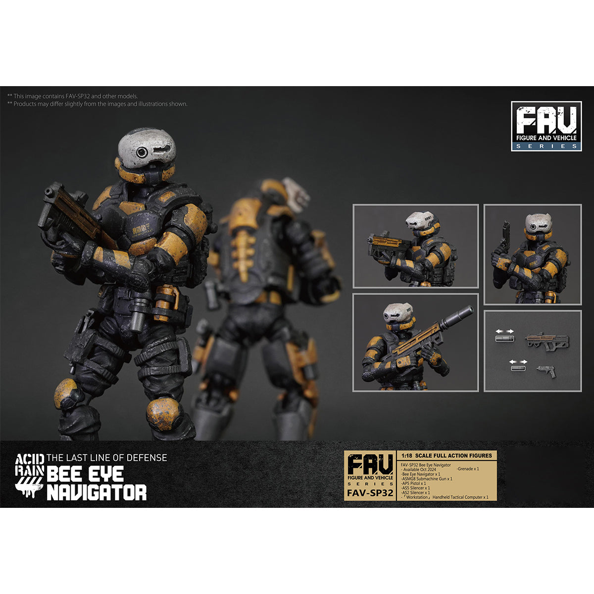 TOY ALLIANCE Acid Rain World Bee Eye Navigator Action Figures