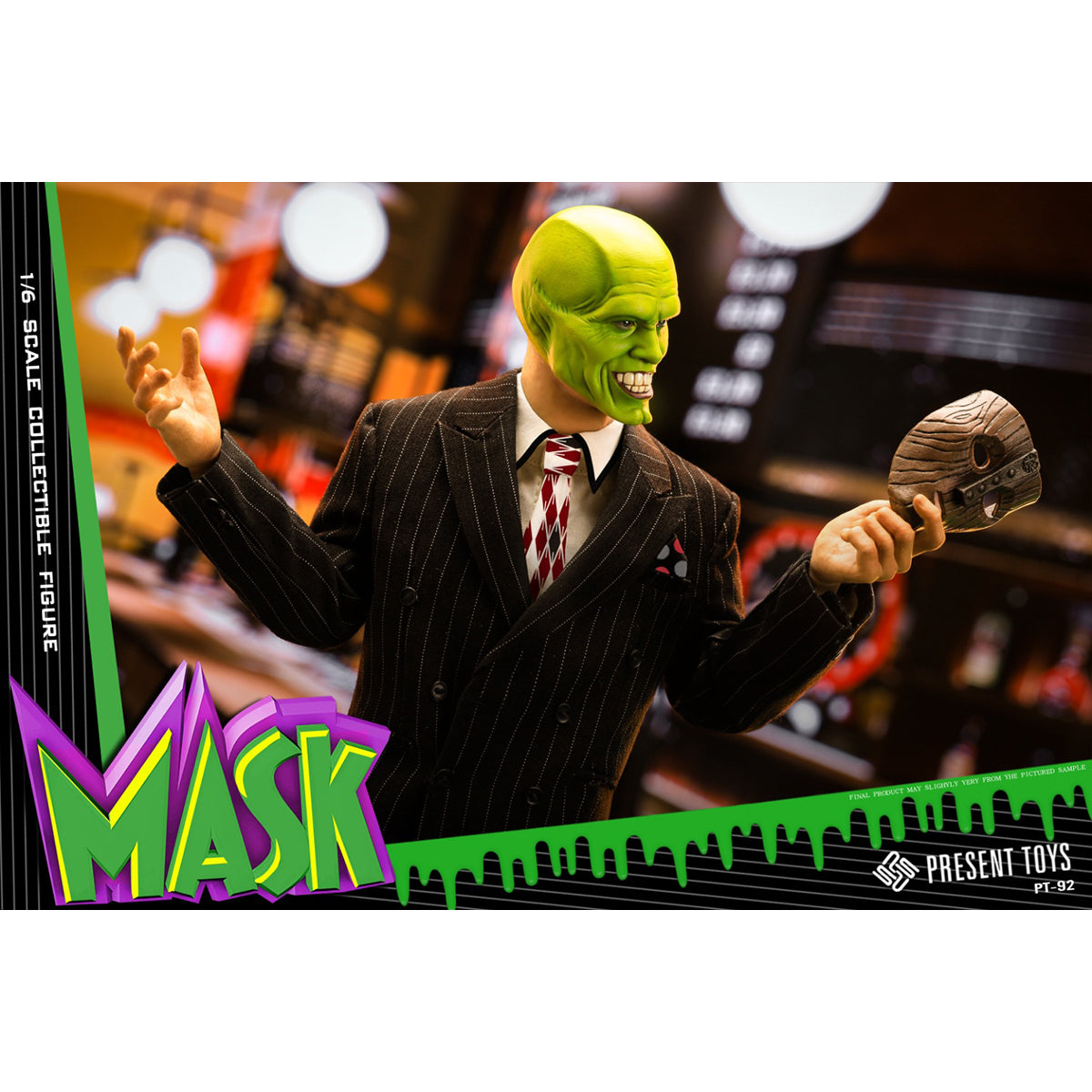 PRESENT TOYS Masked Man in Black Action Figures