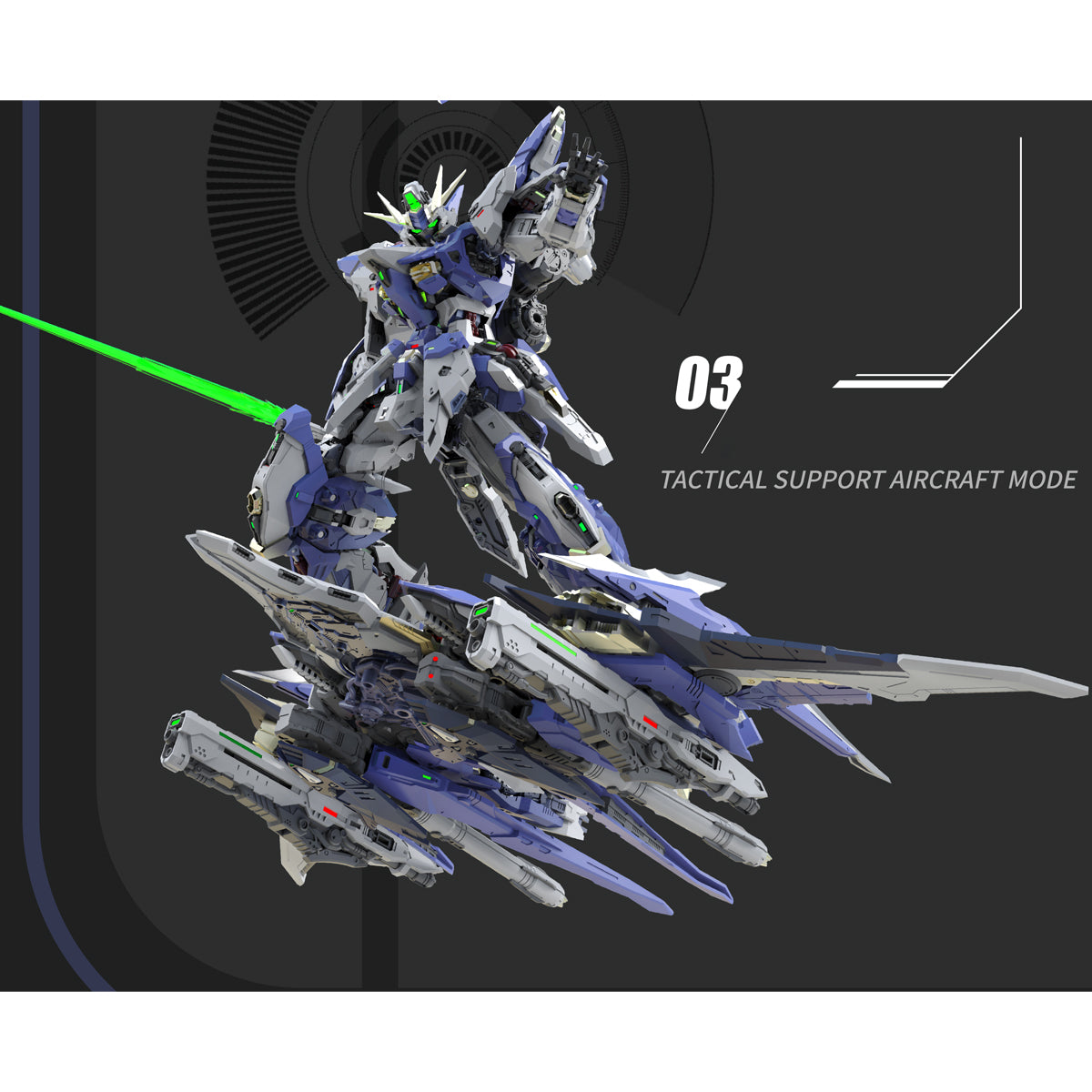 Vientiane Fusion TMS-01 Meteor 1/100 Assembly Model Kit