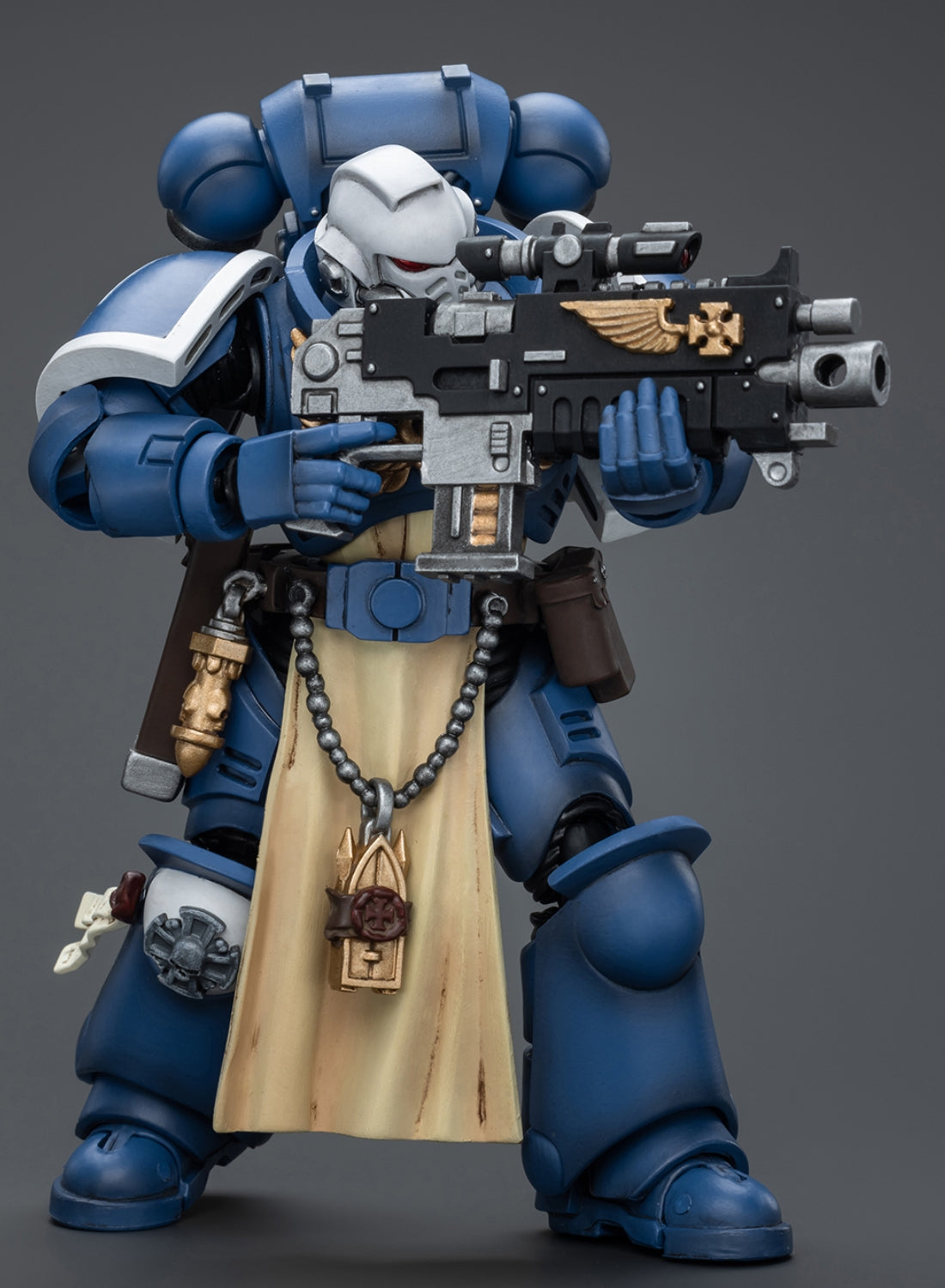 (Only Shipped to the US) JOYTOY Ultramarines Sternguard Veteran with Bolt Rifle JT9831 Warhammer 40K 1/18 Scale Action Figure