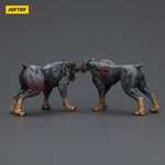 (Only Shipped to the US) JOYTOY 1/12 Dark Source Zombie Fiqure Zombie Police Dogs JT01642 Scene Base For Action Figurine