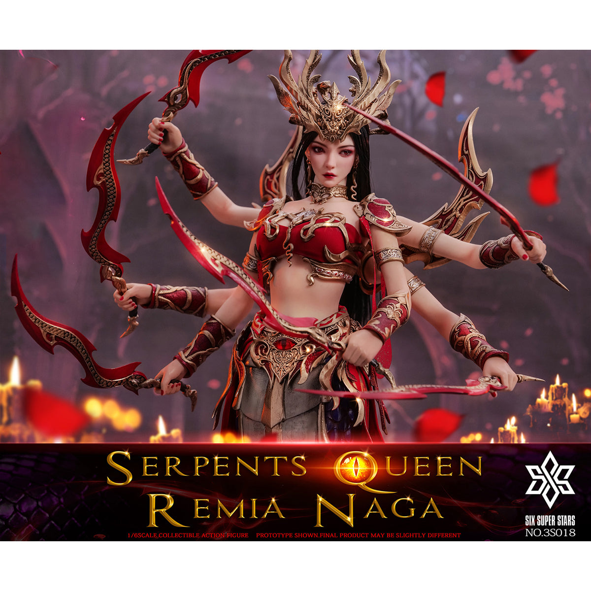 3STOYS 1/6 Serpent Queen Remia Naga Articulated Action Figures