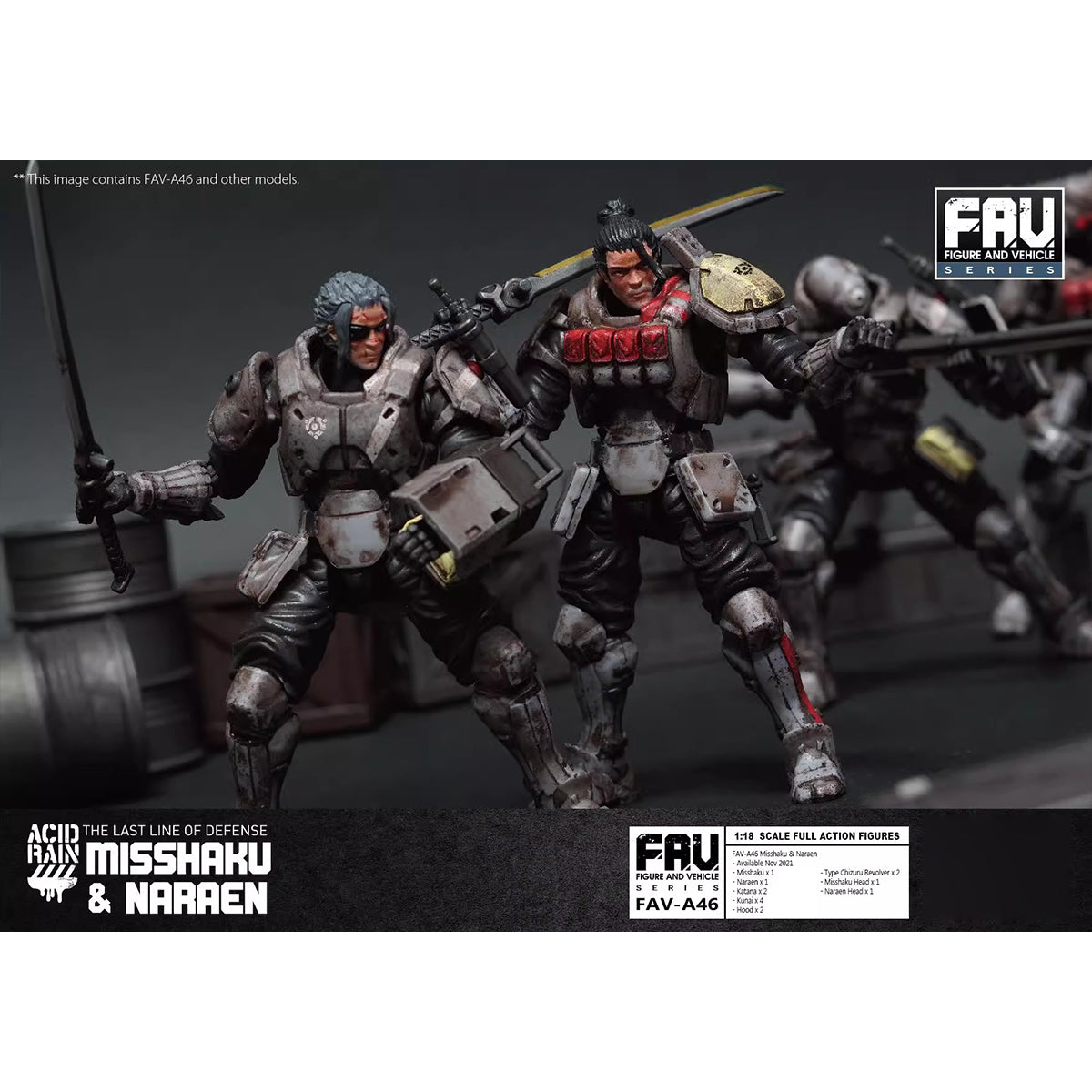 TOY ALLIANCE Acid Rain World Misshaku & Naraen 370 Action Figure