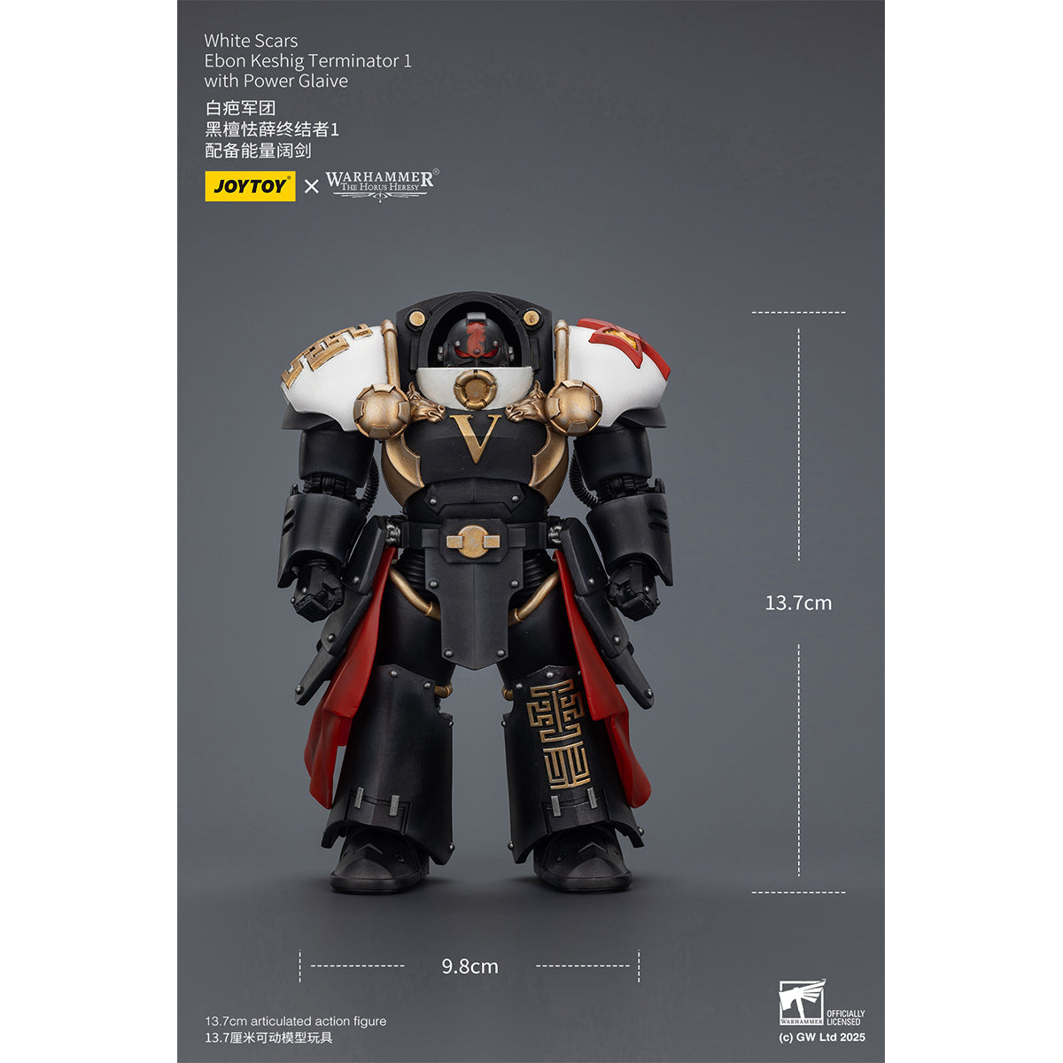 JOYTOY Warhammer White Scars Legion Praetor & White Scars Ebon Keshig Terminator 1/18 Scale Action Figure