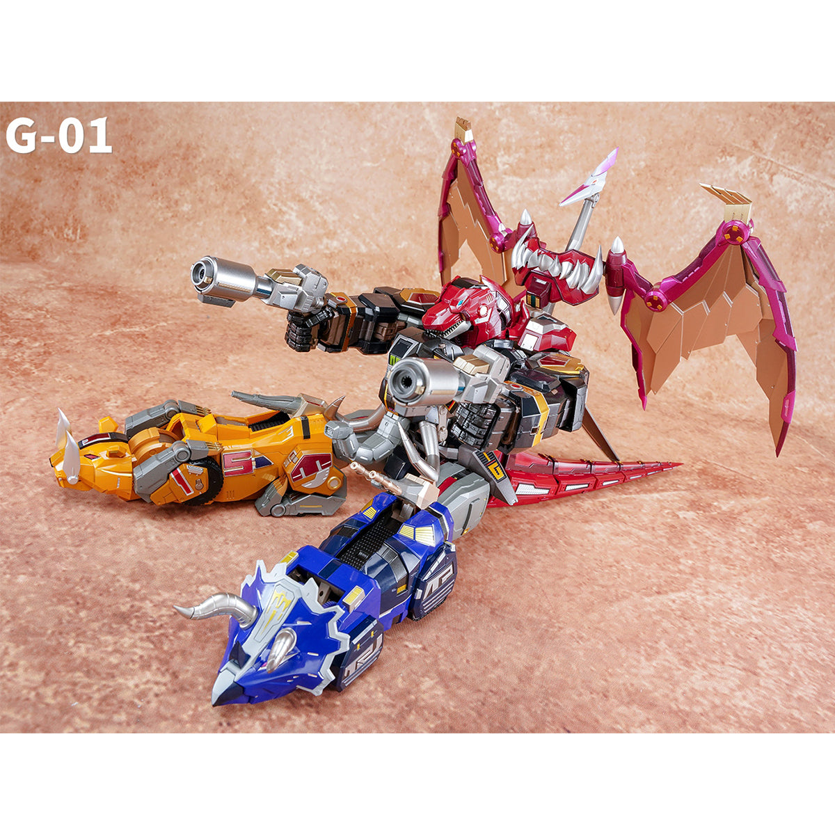 Beasts King Model Transformable Dino Megazord Action Figure