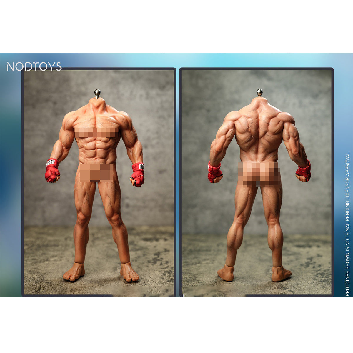NODTOYS Silicone Articulated Figure Grandmaster of Fighting: Ryu Action Figures
