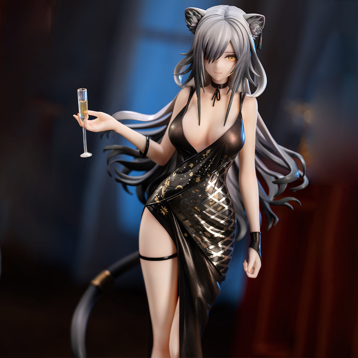 Estatua de anime Myethos Arknights Schwarz: Corrupting Heart Art