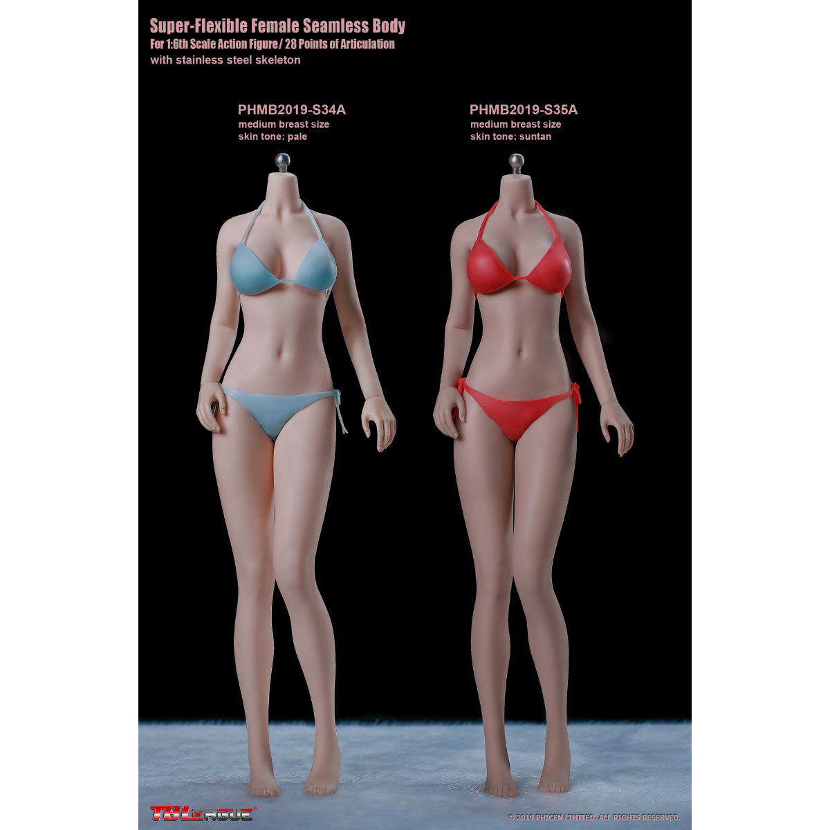 TBLeague Female Seamless Young Girl Type Medium Bust 1/6 Scale Action Figure Body