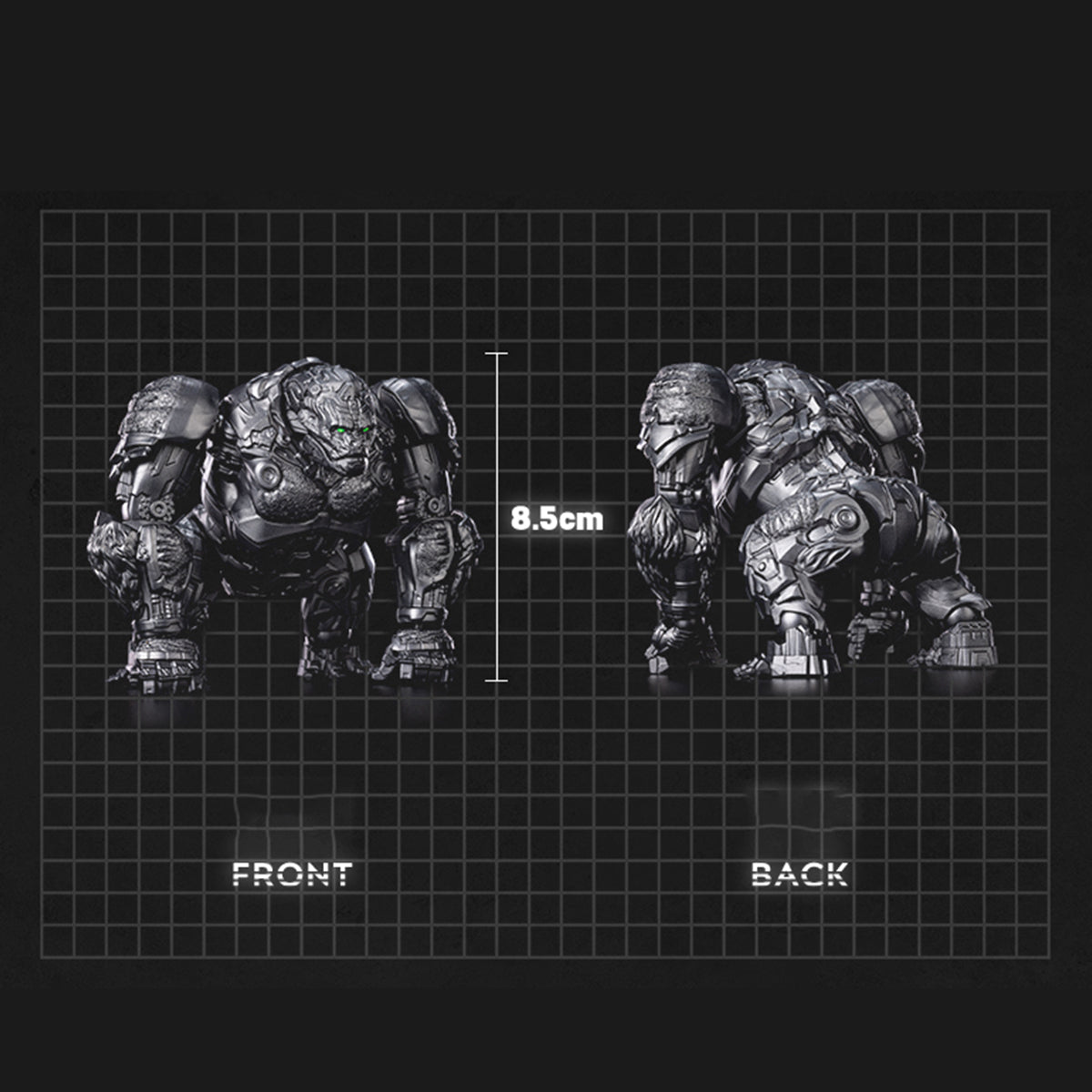 Kits de modelos de ensamblaje de Blokees: Transformers Classis Class - Capitán Gorila, Modo Bestia