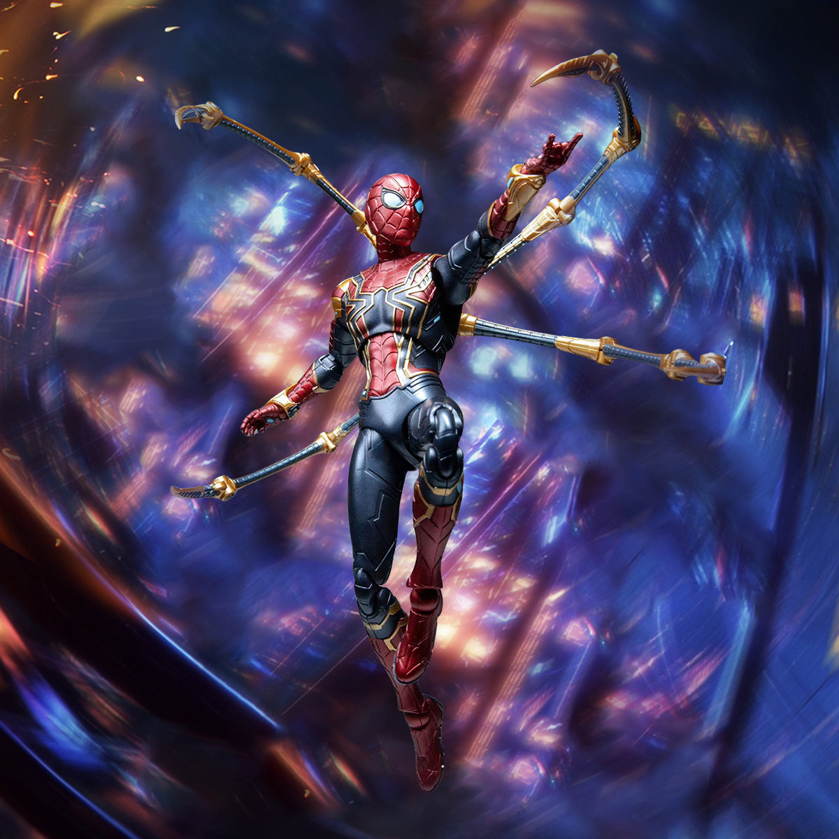 MODOKING 1/12 Iron Spider Articulated Pre-Painted Assembly Model Kits