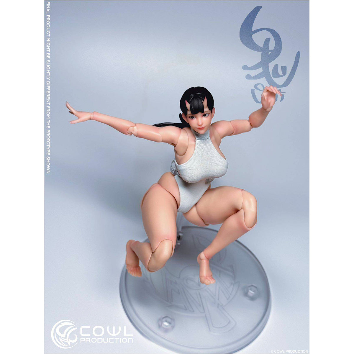 COWL PRODUCTION Ghost Non-makeup Female CP00 Articulated Joints 1/12 Scale Action Figure Body