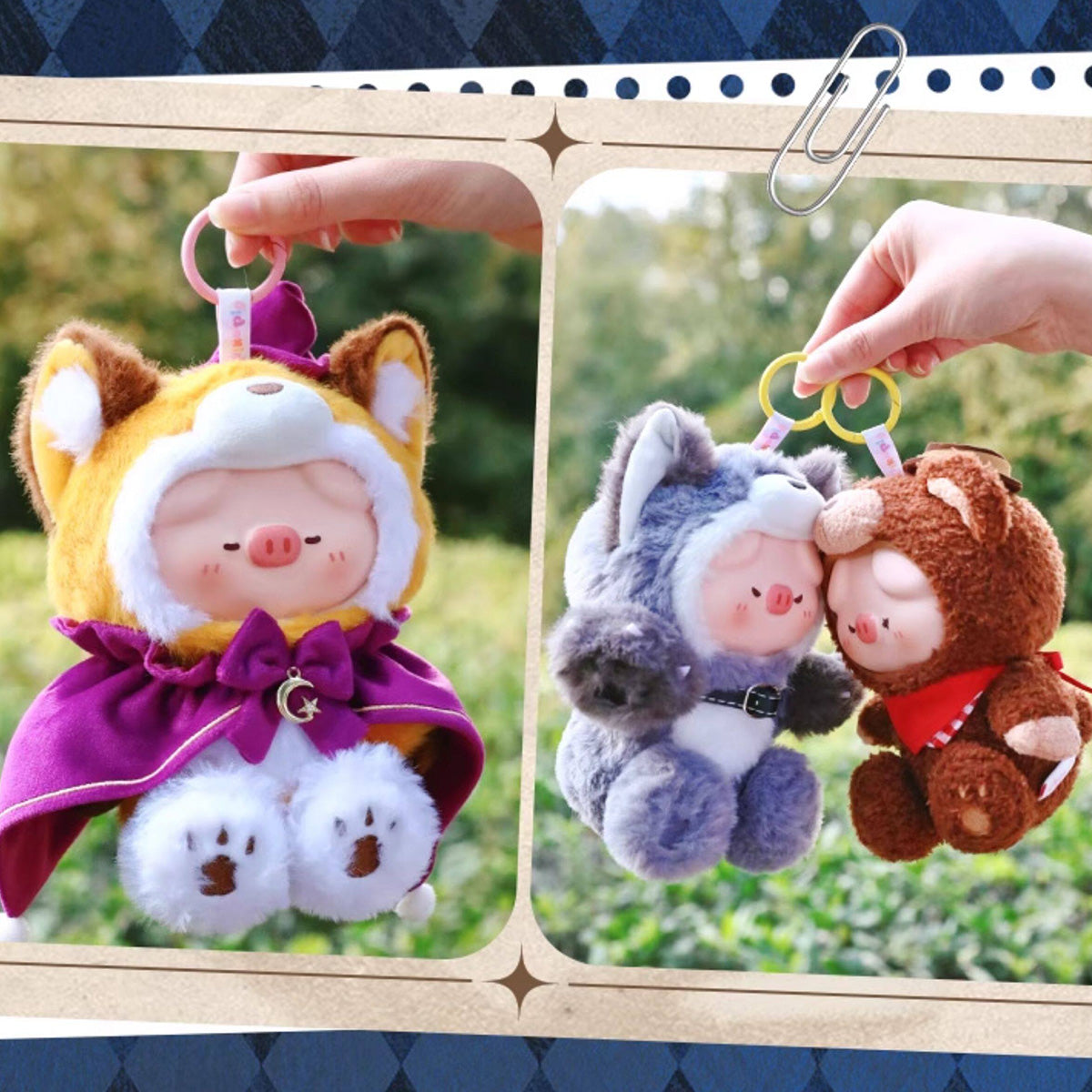 PikoPig Mysterious Preview Letter Series Vinyl Face Plush Blind Box