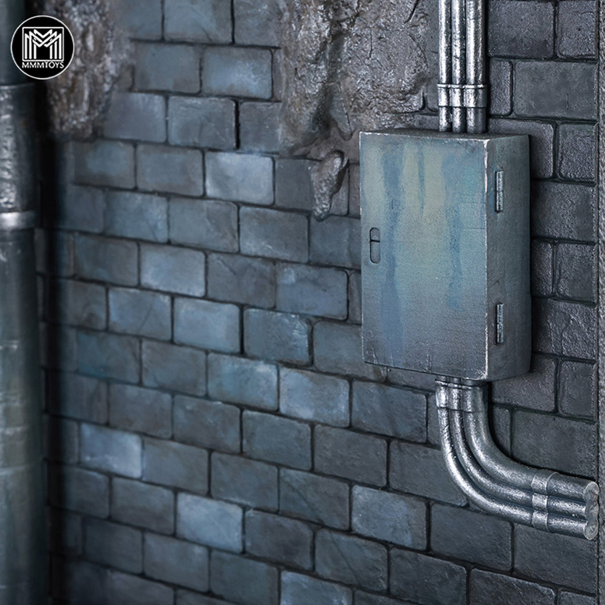 MMMTOYS, Dark Alley Platform/Beneath the Pipe, Scene Base for 6-inches Figurine