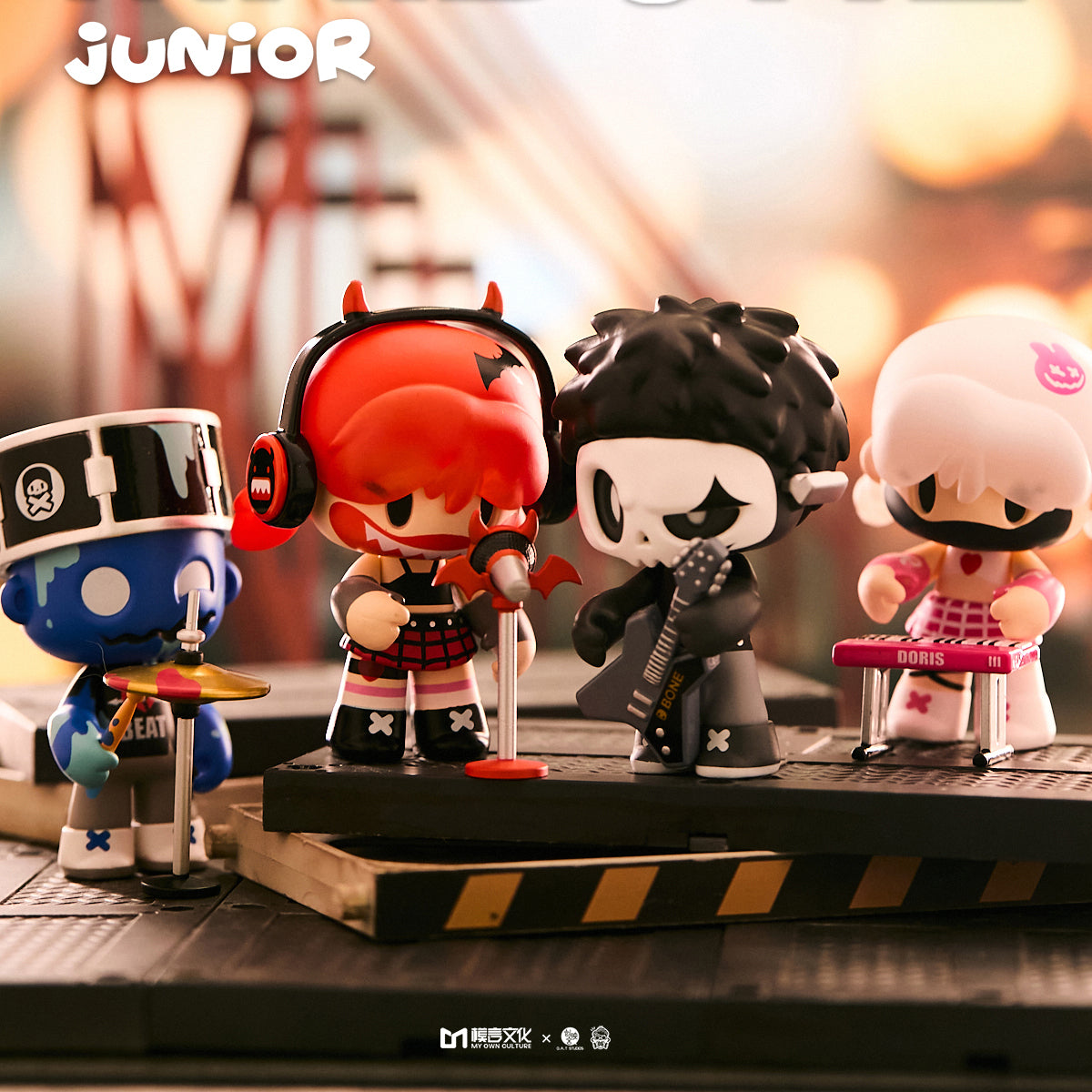 MR.BONE Jonior 2 Generation Live in a Zombie World Biochemical Street Series Blind Box Figure