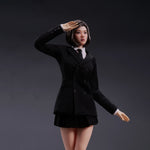 VSTOYS 1/6 Scale Figure Doll Clothes: Girl Group Outfit: Pleated Short Skirt Suit For 12-inch Miniature Collectible 24XG98B
