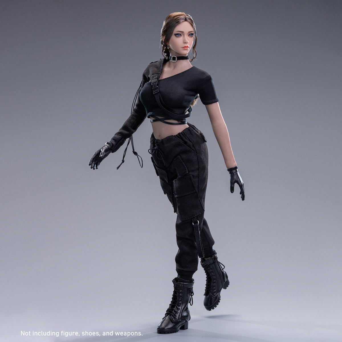 SIX SUPER STARS Cool Girl Functional Outfit For Action Figures