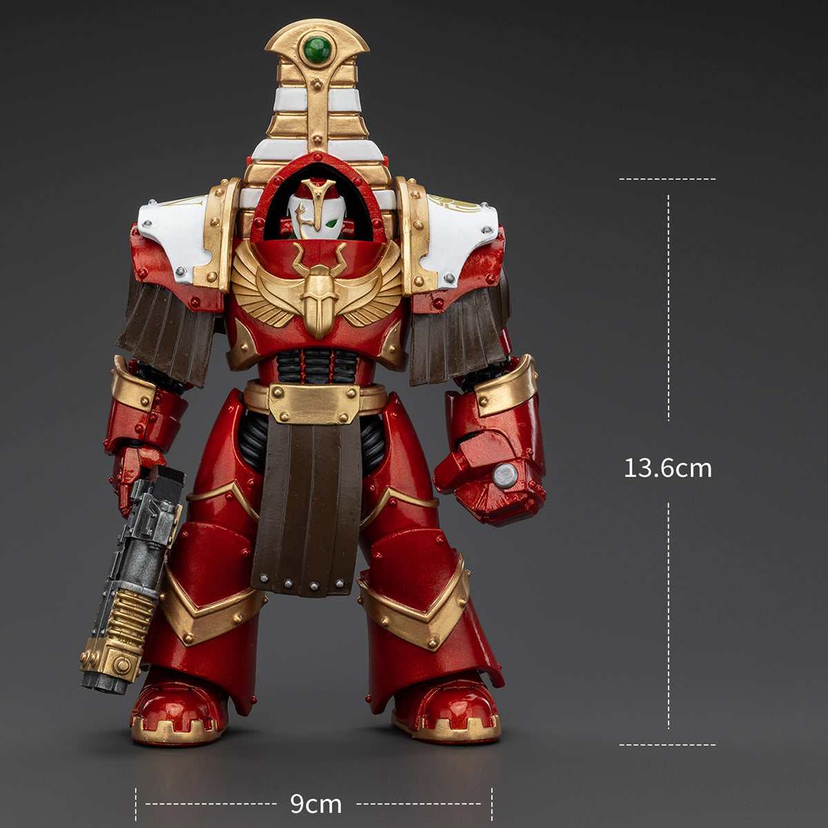 JOYTOY Warhammer The Horus Heresy Series, Sekhmet Terminator Cabal: Sekhmet Volkite Charger and Power Fist, 1/18 Scale Collectible Action Figure