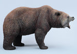 JXK Collectible Bear Figure: Brown Bear 2.0, Expertly Hand-Painted, Lifelike, Safe Resin Miniature Animal Figurine