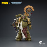 JOYTOY Warhammer 40K Death Guard Tallyman with Plasma Pistol & Biologus Putrifier with Injector Pistol and Hyper Blight Grenades 1/18 Scale Action Figure
