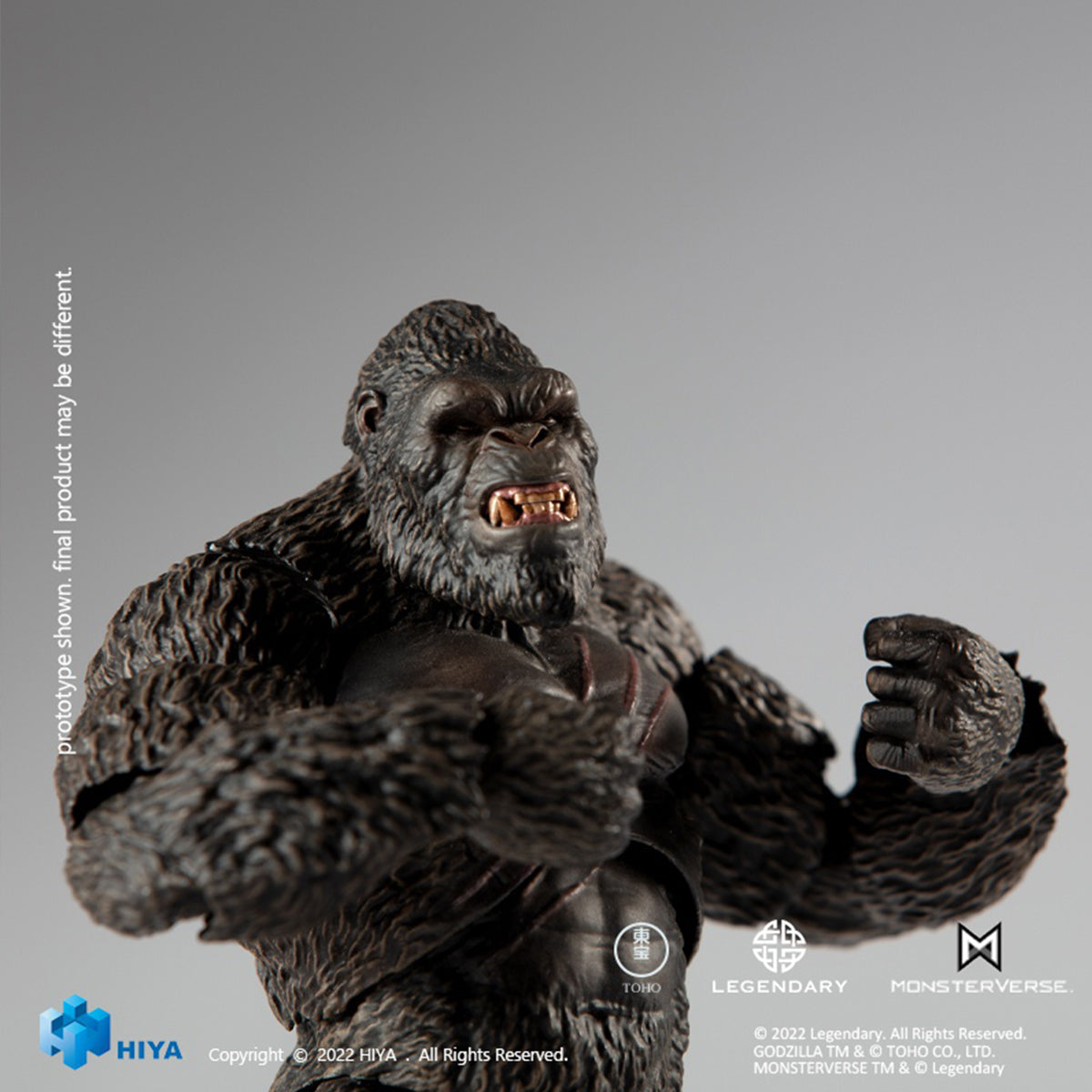 (Only Shipped to the US) HIYA 1/12 Godzila vs. Kong: Kong EBG0062 Exquisite Basic Series Monster Action Figure