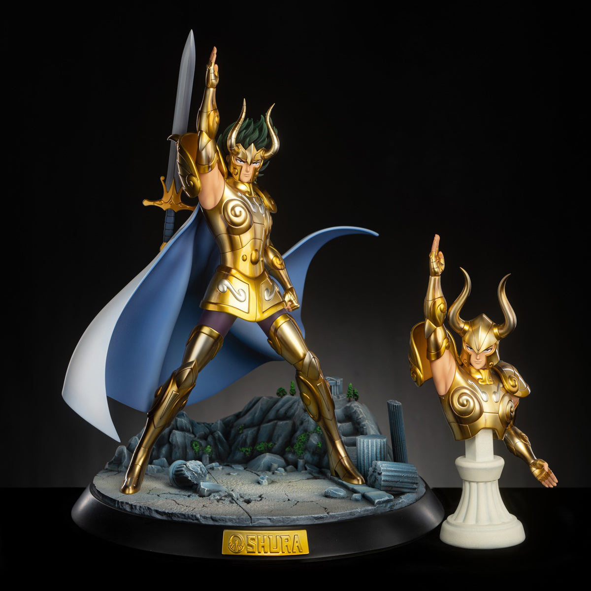 JIMEI PALACE Saint Seiya Capricorn Shura Golden Saints Series Vol.5B Art Statue
