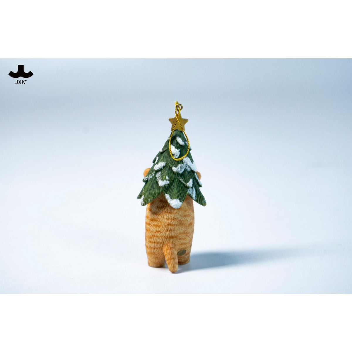 JXK Christmas Cat Tree Static Expertly Hand-Painted Lifelike Animal Figurine