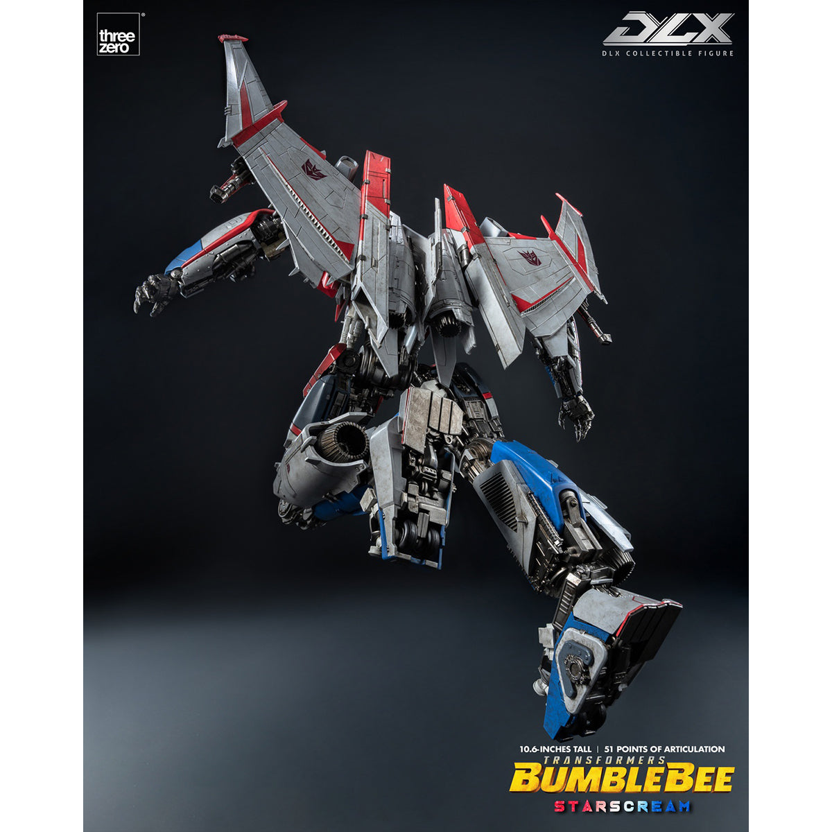 Threezero Transformers: Bumblebee DLX Starscream 3Z09430W0 Action Figu