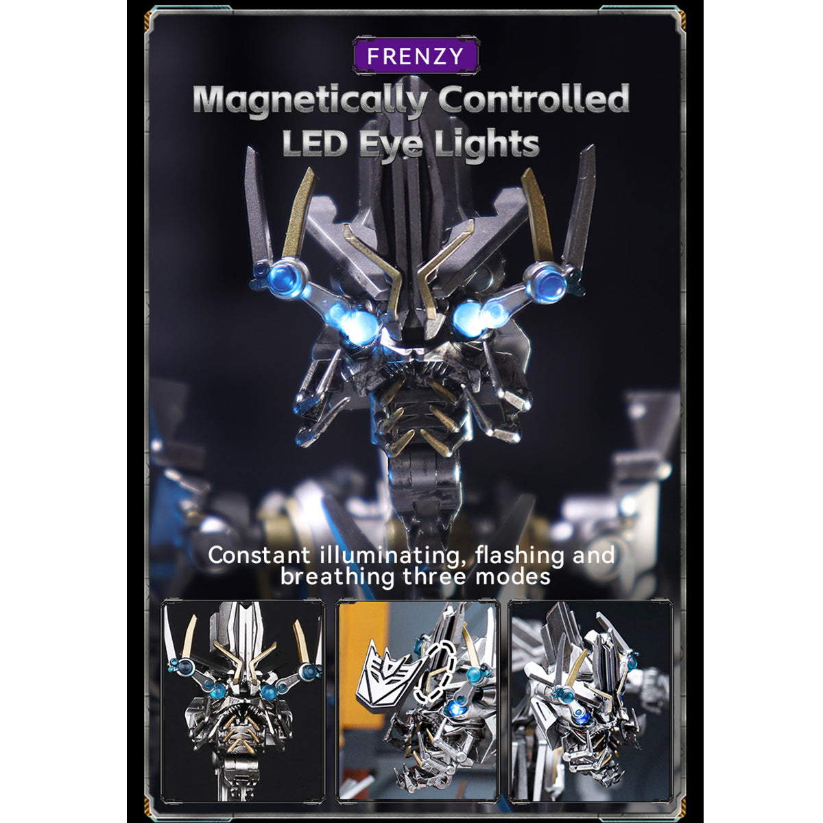 Killerbody Transformers Frenzy MRP02 Figure | LED Eyes & Four Darts