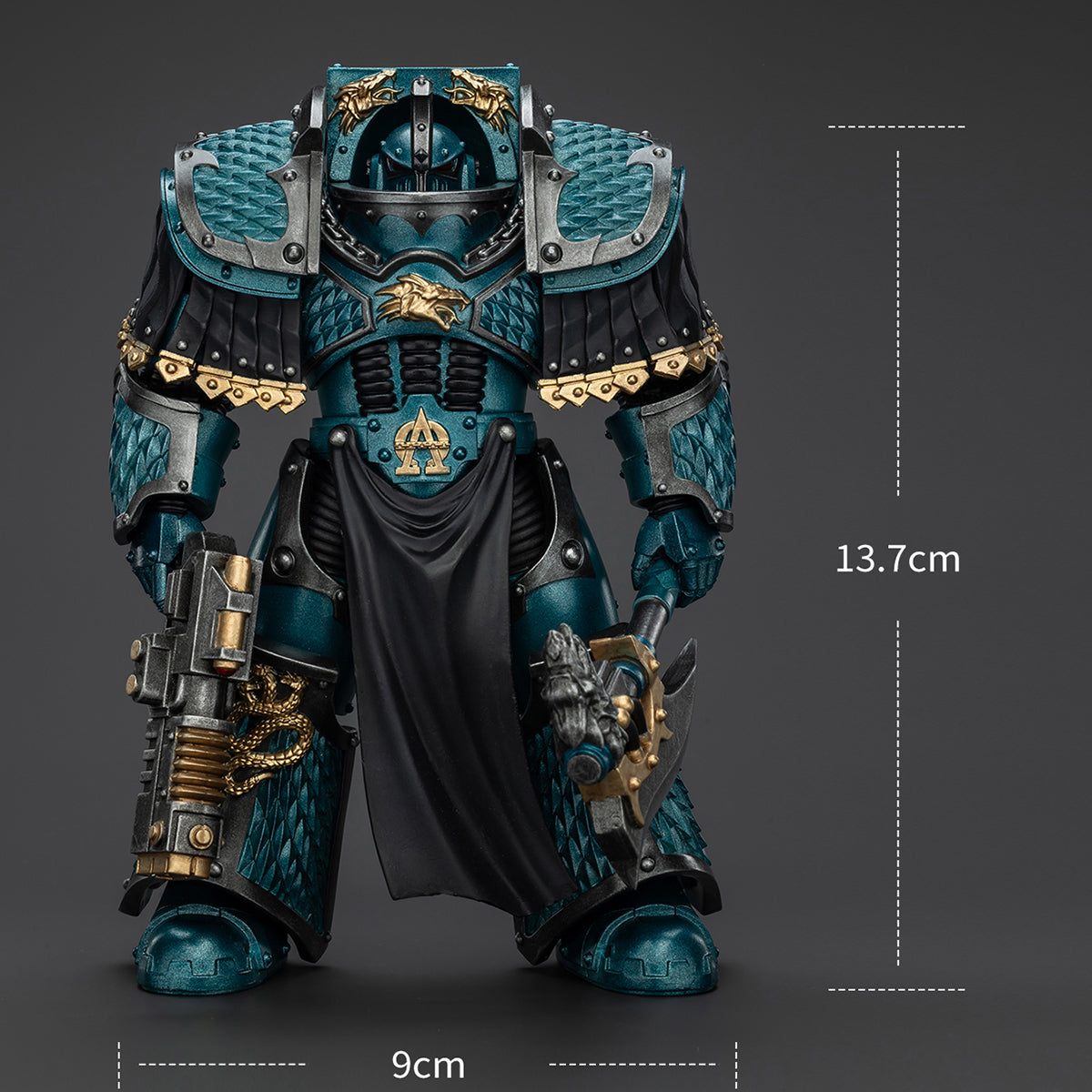 (Only Shipped to the US) JOYTOY Alpha Legion Lernaean Terminator with Volkite Charger 1/18 Warhammer The Horus Heresy Action Figures