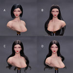 YMTOYS Asian Female Head Sculpt Jing Figure Accessory