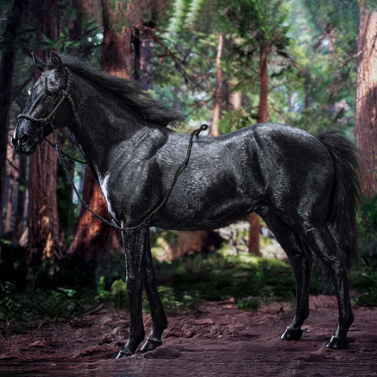 Hellcat, Ape Leader & Black Painted Horse 1/6 Scale Action Figure