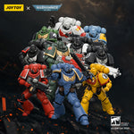 JOYTOY Warhammer 40k Black Templars/Raven Guard/White Scars/Salamanders/Dark Angels/Space Wolves/Imperial Fists/Iron Hands/Blood Angels/Ultramarines Intercessor Bolt Rifle Bolt Pistol Chainsword