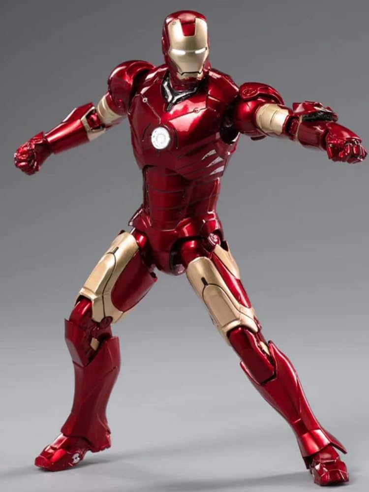 HiPlay ZD Collectible Figure Full Set: Iron Man Mark, 1:10 Scale Miniature Action Figurine