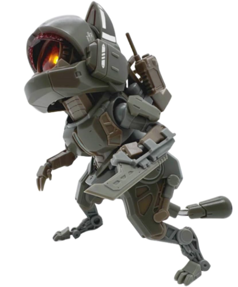 HiPlay ROBOBEAST Plastic Model Kits: Scanner Neko 1:12 Scale Collectible Action Figures