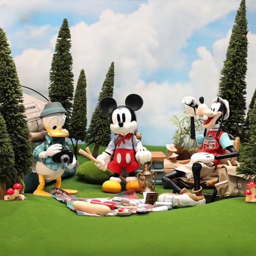 HiPlay MORSTORM Collectible Figure Full Set: Disney Urban Escape Plan, Mickey and Friends Set Miniature Action Figurine