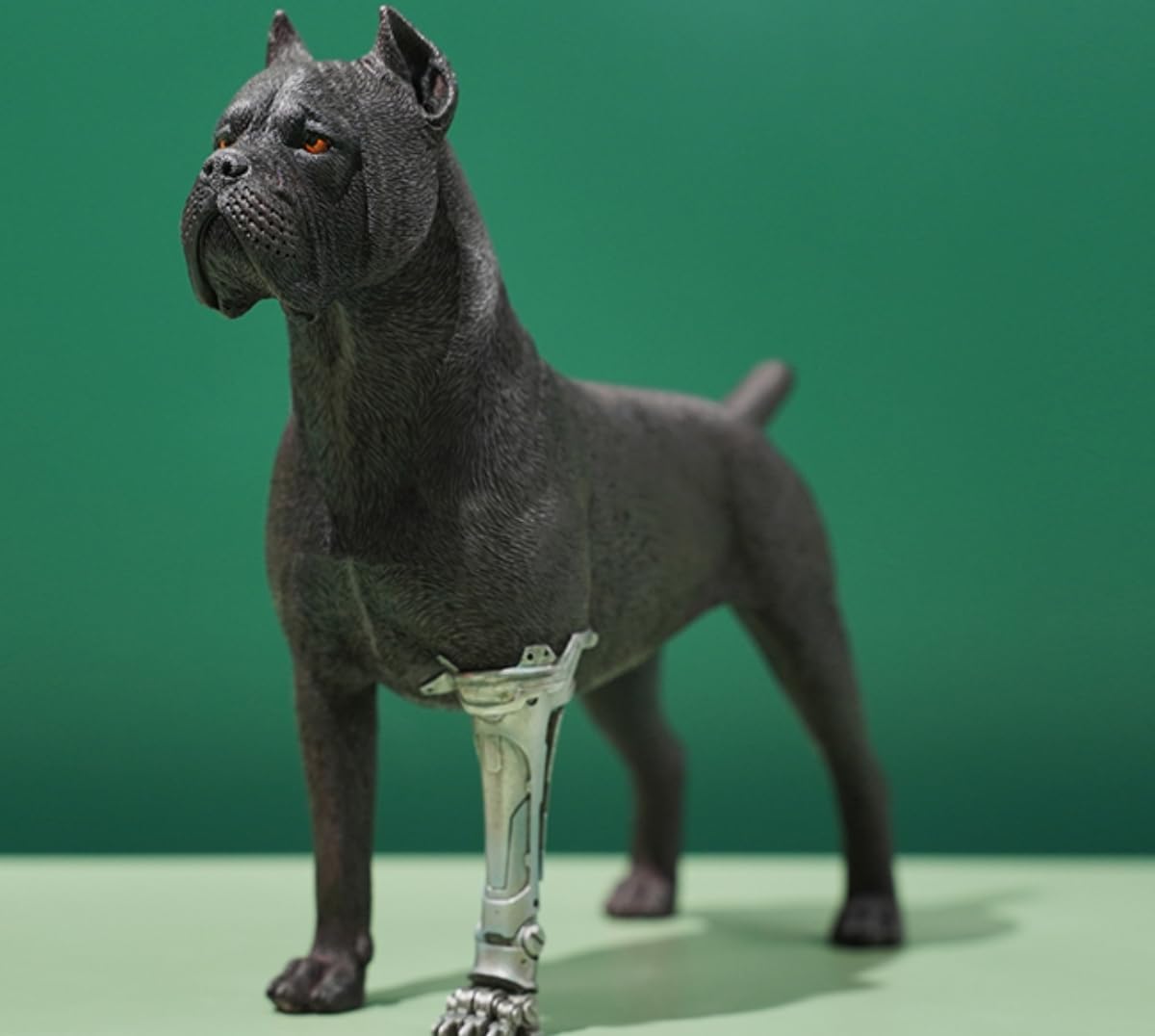 HiPlay JXK Collectible Dog Figure: Cane Corso, Expertly Hand-Painted, Lifelike, Safe Resin, 1:6 Scale Miniature Animal Figurine