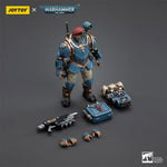 JoyToy ¡Á Warhammer 40K Figuras de acción de ciencia ficción a escala 1/18 con licencia oficial Serie completa Astra Militarum Tempestus Scions Command Squad 55th Kappic Eagles Medic