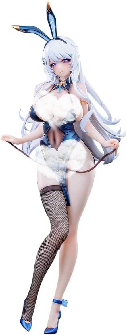 HiPlay Hapitopi Collectible Figure: Thermochromic Paint Victorious Bunny Girl, Following Eyes, 1:6 Scale Miniature Figurine TNL