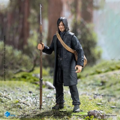 HiPlay Hiya Full Set: Daryl Dixon, 1:18 Scale Miniature Male Action Figurine