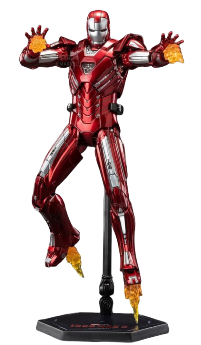 HiPlay ZD Collectible Figure Full Set: Iron Man 3 Mark 33, 1:10 Scale Miniature Action Figurine